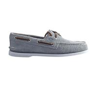 Sperry Men's A/O 2-Eye Suede Boat Shoe, Grey, 10.5 UK