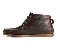Sperry Authentic Original Boat Chukka Tumbled Boots Dark Brown Full grain leat
