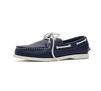 Sperry Authentic Original Boy's Boat Shoe (Little Kid/Big Kid), Midnight blue, 4 UK Child
