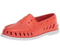 Sperry Authentic Original Float Cozy for Women - Anti-Slip Breathable Water Shoes made from Fully EVA Materials, Rubber Outsoles, and Textured Footbeds and Faux Fur Lining, Red Speckle, 10 UK