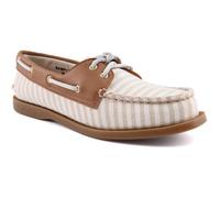 Sperry Authentic Original Textile Womens White/Natural Standard Boat Shoes - Size UK 6.5