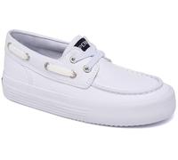 Sperry Bahama Girl's Platform (Little Big Kid) Sneaker, blanco 1 (white), 4 UK