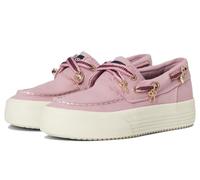 Sperry Bahama Girl's Platform (Little Big Kid) Sneaker, Fig Lilacs, 1.5 UK