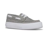 Sperry Bahama Unisex Kids Platform Boat Shoes, grey, 3 Big Kid