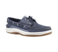 Sperry Billfish 3 Eye Leather Mens Navy Boat Shoes - Size UK 12