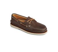 Sperry Brown Gold Cup Authentic Original Boat Shoes Gold