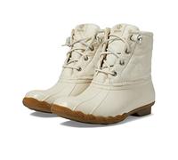 Sperry Female Saltwater SeaCycled RPET Nylon Boot, Ivory, 5