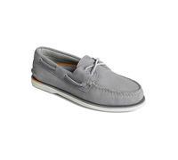 Sperry Grey Gold Authentic Original 2-Eye Nubuck Shoes Gold