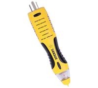 Sperry Instruments VD7504GFI DualCheck 2-in-1 Non-Contact Voltage Detector + GFCI Outlet Circuit Analyzer, 360° Visual & Audible Indicators, 50-1000V AC, 250 lb. Crush Rating
