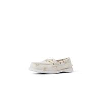 Sperry Ladies Authentic Original™ 2 Eye Lite Canvas Boat Shoe, Seashell Print, 10.5, Embossed Floral, 5 UK