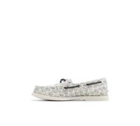 Sperry Ladies Authentic Original™ 2 Eye Lite Canvas Boat Shoe, Seashell Print, 10.5, Seashell Print, 9.5 UK