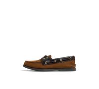 Sperry Male Authentic 2 Eye Boat Shoe, Brown, 8.5