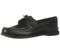 Sperry Men's A/O 2-Eye Boat Shoe, Black, 10 UK