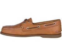 SPERRY Men's Authentic Original Leather Boat Shoe, Brown 10