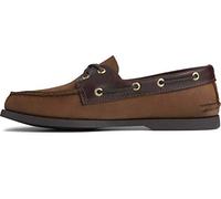 Sperry Men's A/O 2-Eye Leather Boat Shoe, Buc Brown, 10.5 UK