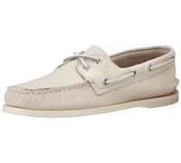 Sperry Men's A/O 2-Eye Leather Boat Shoe, Ice White, 9 UK
