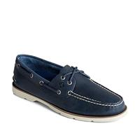 Sperry Men's A/O 2-Eye Suede Blue, Shoe,9.5