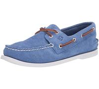 Sperry Men's A/O 2-Eye Suede Boat Shoe, Blue, 7 UK