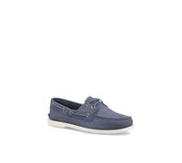Sperry Authentic 2 Eye Leather Men's Dark Blue Boat Shoes - UK 7 / EU 41 / US 8