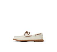 Sperry Men's Authentic Original 2-Eye Boat Shoe, White Leather, 8 UK
