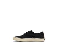 Sperry Men's Striper Knit Sneaker, Black, 7 UK