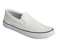 Sperry Top-Sider Men's 슬립온striper 一脚蹬striper Sin Cordonesstriper 便鞋حذاء سترايبر 2 سهل الارتداءstriper Slip Onstriper Sem Cadarço.Striper Ii Schlupfschuh Sneaker, White, 10.5 UK