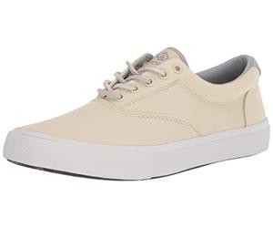 Sperry Mens Vulcanized Shoe Ivory 12
