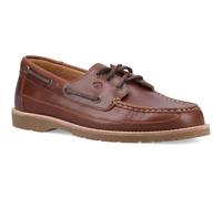 Sperry Mini Lug 3 Eye Leather Mens Brown Boat Shoes - Size UK 6
