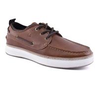 Sperry Moc Neo Polyurethane Mens Brown Boat Shoes Pu - Size UK 11