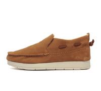 Sperry Moc-Sider Suede Leather Womens Causal Fashion Fur Lined Loafer Shoes Tan