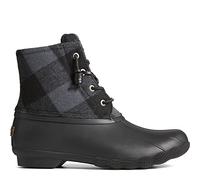 Sperry Saltwater Jetty Women's Snow Boots, Black Chequered, 2 UK