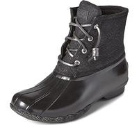 Sperry Saltwater womens Snow Boot, Black, 39.5 EU