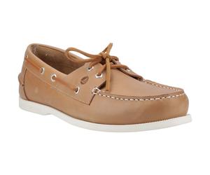 Sperry Tacoma Leather Mens Camel Boat Shoes - Size UK 7