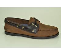 Sperry Men's A/O 2-Eye Leather Boat Shoe, Brown Buc Brown, 9 UK