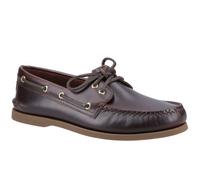 Sperry Top Sider Authentic 2 Eye Boat Shoe 6 (40) Brown