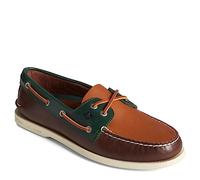Sperry Top-Sider Men's A/O 2-Eye Boat Shoe, Brown Multi, 8.5 UK
