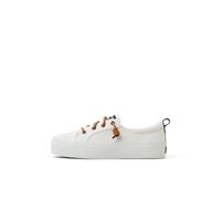 Sperry Unisex-Adult Crest Vibe Breton Stripe Sneaker, White 2, 8 UK