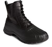 Sperry Unisex Duck Float Leather Black Wellington Boots - Size UK 10.5