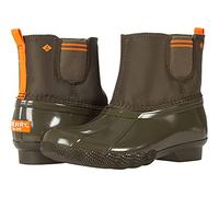 Sperry Unisex Kid's SALTWATER CHELSEA JR Snow Boot, OLIVE, 11 Medium