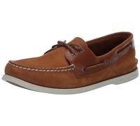 Sperry Women's A/O 2 Eye Boat Shoe, Tan Nubuck, 11 Wide