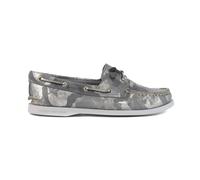 Sperry Women's AO Vida Metallic Grey Camo Boat Shoes STS86661 (US)