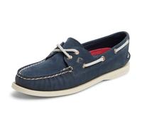 Sperry Authentic 2 Eye Leather Women's Navy Boat Shoes UK 4.5