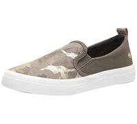 Sperry Women's Crest Twin Gore Sneaker, Olive Camo, 5 UK