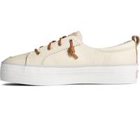 Sperry Women's Crest Vibe Platform Sneaker, Off-White, 7 Wide