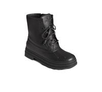 Sperry Women's Saltwater 2.0 Leather Boot, Black, 7 Wide