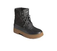 Sperry Women's Saltwater 2.0 Rain Boot, Black Nylon, 7 Wide