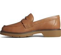 Sperry Womens Shoes Mens Wells Penny Loafer, Tan, Wide