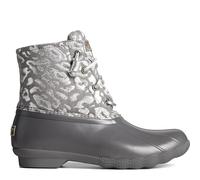 Sperry Womens Silver Leopard Seasonal Boots 5.5
