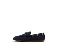 Sperry Women's Slim Boat Shoe, Plaid Navy, 4 UK