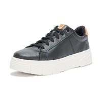 Sperry Women's Winslow Lace to Toe Sneaker, Black Leather, 3 UK